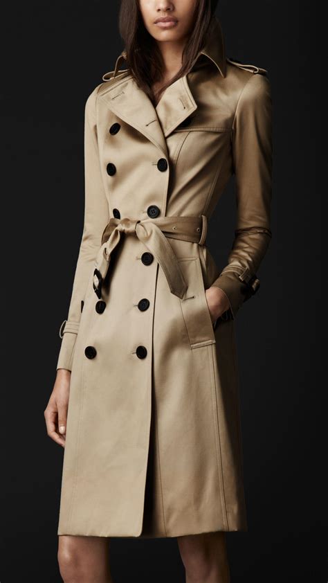 burberry long trench coat